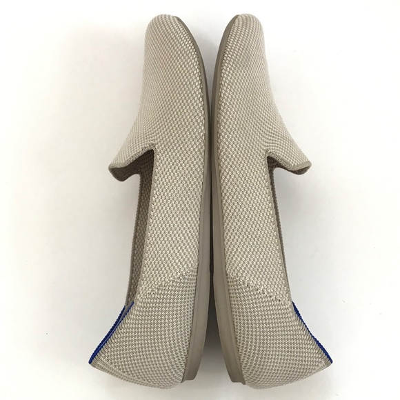 ROTHY’S The Loafer Round Toe Slip On Linen Double Stitch Cream Women's Size 9.5 - Picture 14 of 16